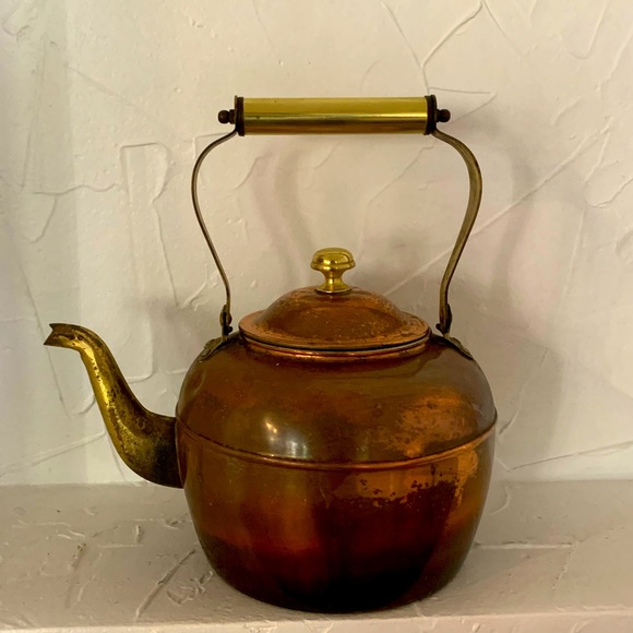 Copper tea pot